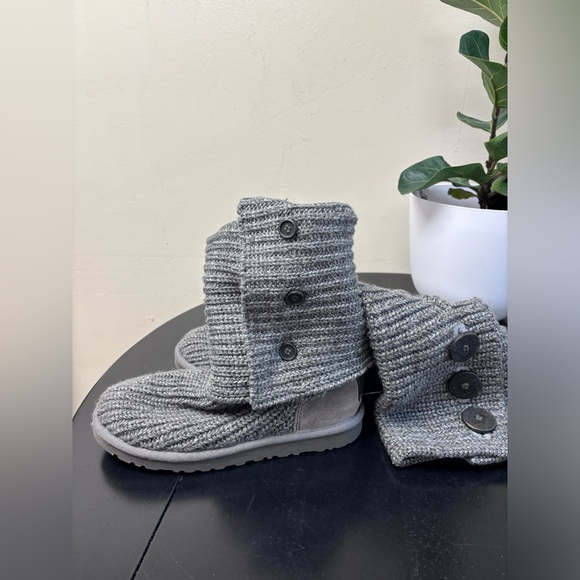 UGG Australia Classy Cardy Grey knit tall - Picture 6 of 8